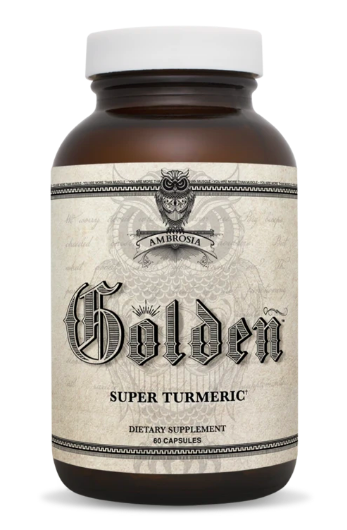 Ambrosia Golden® is one of the first supplements to market using the game-changing form of curcumin. Golden® is your daily turmeric supplement that supplies 900mg HydroCurc, delivering 765mg of active curcuminoids to your body. Also included in 100% of the RDA of Vitamin C, for extra antioxidant protection and defense.