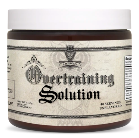 Our Recovery Fraction Peptides (RFP's) are uniquely formulated to provide an optimal balance between Proline Rich Peptides (PRP's) and Immunoglobulins (IgG, IgA, and IgM). This allows OS to optimize your Immune System Recovery as well as your muscle recovery and protein synthesis response to weight training. This can help you remain healthier, develop lean muscle, and recover faster from intense workouts.

Intense training is a prerequisite to having a powerful and aesthetic physique. However, at the same time as pushing yourself to the absolute limit is essential to your gains, it is simultaneously suppressive to your immune system and recovery capacity. This leaves you open to slower recuperation between workouts as well as increased chances of getting sick